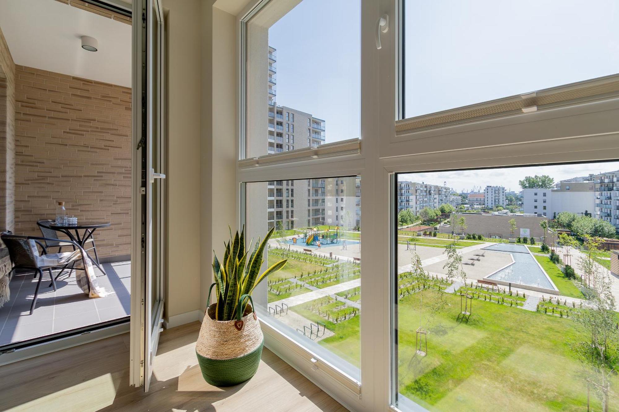 Glow Apartments, Apartamenty Nowa Letnica Gdańsk Buitenkant foto