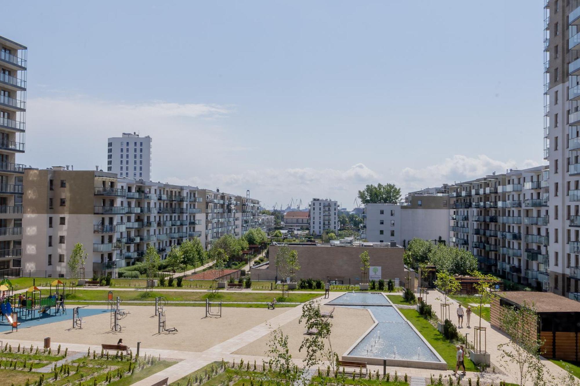 Glow Apartments, Apartamenty Nowa Letnica Gdańsk Buitenkant foto